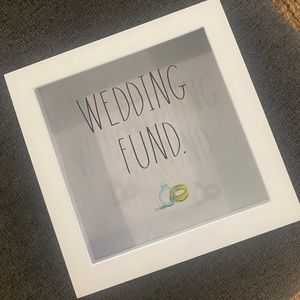 Rae Dunn wedding shadow/money box
